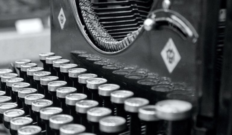 Old typewriter