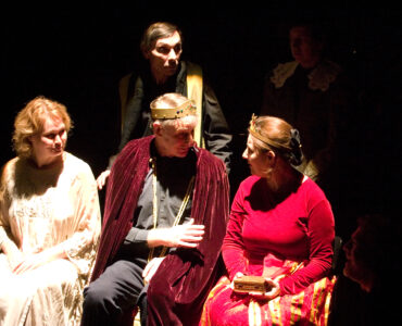 A scene from Tagora’s production of “The 15-Minute Hamlet”